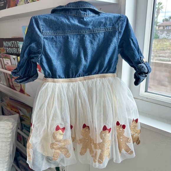 2T Christmas Gingerbread Men Tutu Dress - Picture 4 of 5
